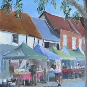 Farmers Market, Thame - framed